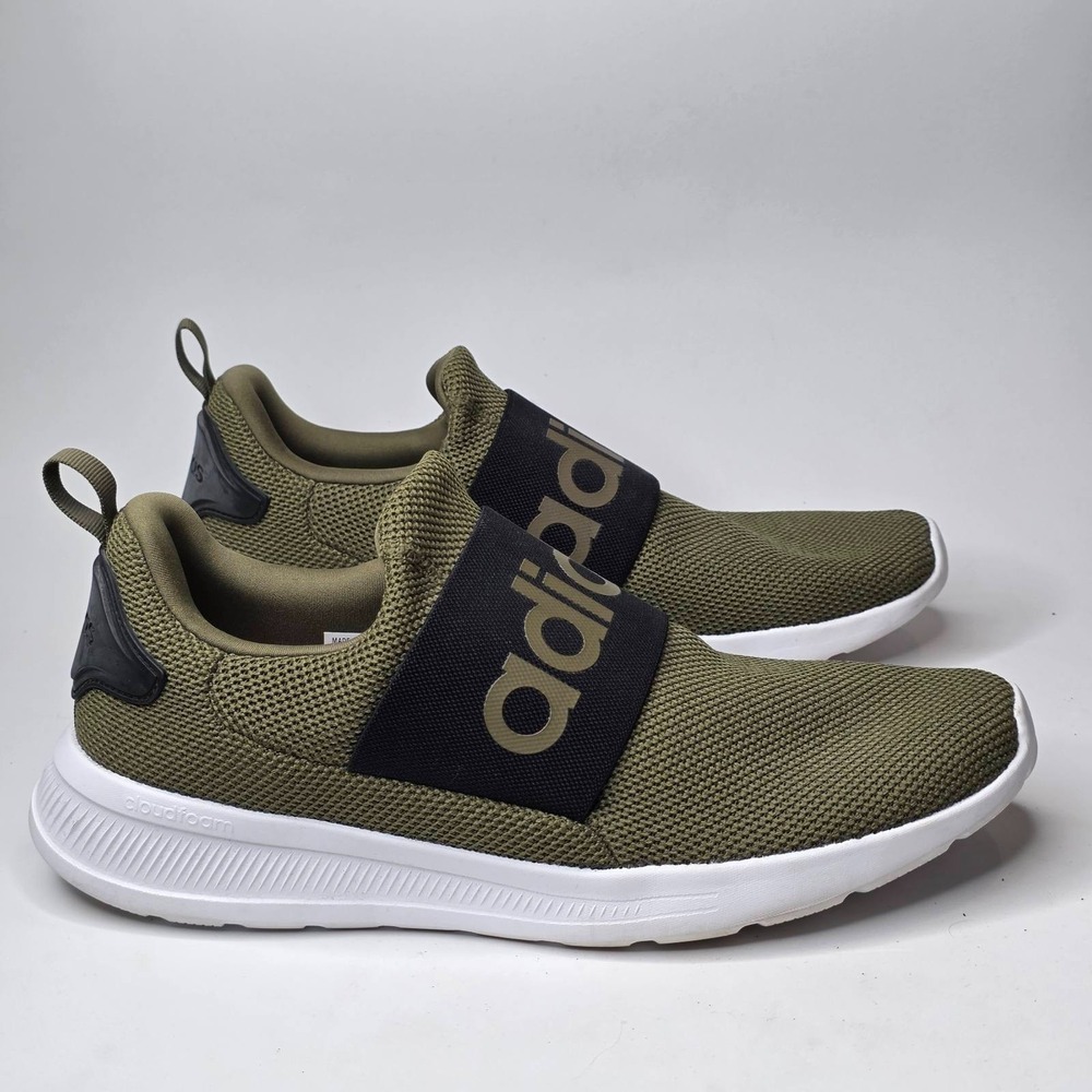 Adidas Lite Racer Adapt 4.0 Men's Sneakers Size 12 Green Slip On Running Shoes
